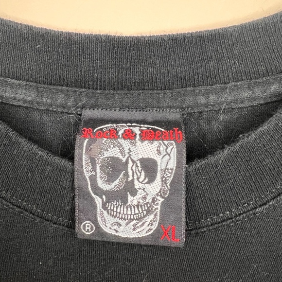 Vintage Y2K Brujeria Mextremist! Greatest Hits Double Sided T Shirt w Embroidery - Picture 3 of 7